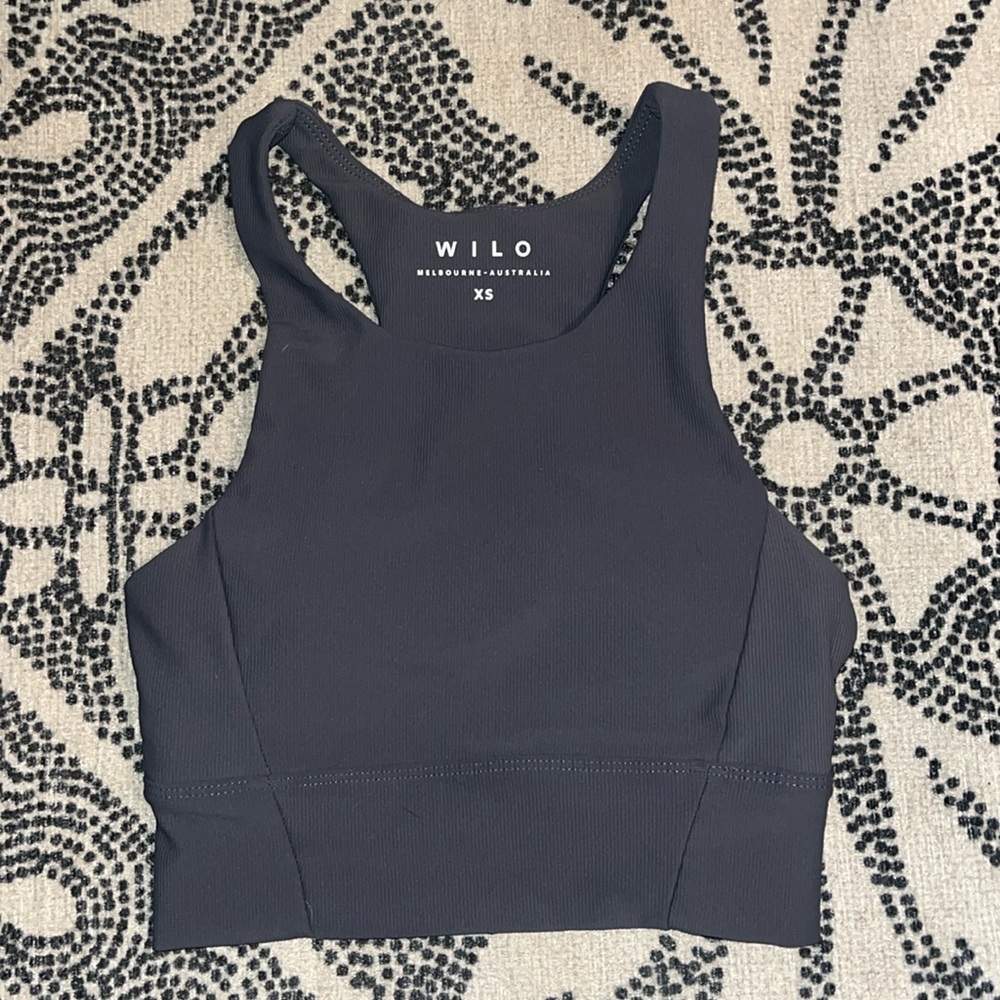 WILO xs grey sports bra